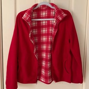 Red Reversible Fleece